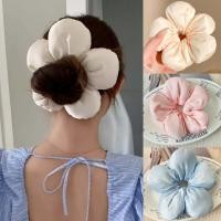 ราคา ยางรัดผมสไตล์เกาหลี ยางรัดผมดอกไม้ เครื่องประดับผมแฟชั่น ins แบบหนา ยืดหยุ่นสูง เรโทร (27843910193)