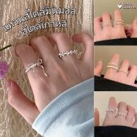 ราคา ปรับขนาดได้ วงแหวนเปิด เงิน รูปหัวใจ รูปทรงคันธนู สไตล์มินิมอล สไตล์เกาหลี เครื่องประดับแฟชั่น คุณภาพสูง ราคาถูกที่สุด (49260255998)