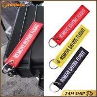 ราคา สินค้ามีคุณภาพ พวงกุญแจริบบิ้น remove before flight keychain สำหรับห้อยกุญแจรถ ติดกระเป๋า (26384234621)