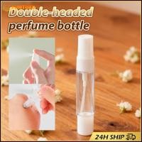 ราคา สินค้ามีคุณภาพ 10ML ขวดสเปรย์น้ำหอมสองหัว หัวฉีดและหัวลูกกลิ้ง ขวดแบ่งน้ำหอม วัสดุPET สําหรับเดินทาง ขนาดพกพา (56351869562)
