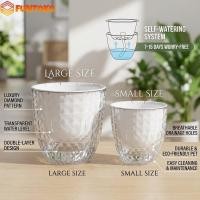ราคา สินค้ามีคุณภาพ กระถางรดน้ำอัตโนมัติ 2ชั้น กระถางใส่น้ำ ดูดน้ำในตัว แบบพลาสติก เพิ่มความหนา แข็งแรง (55411588218)