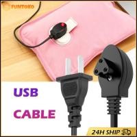 ราคา สินค้ามีคุณภาพ AC สายชาร์จถุงน้ำร้อน 3รู สายไฟกระเป๋าน้ำร้อน ขนาดรู2 5MM ที่อุ่นมือ อุปกรณ์เสริมเครื่องใช้ไฟไฟ้า3รู พกพา (49401898568)