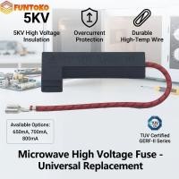 ราคา สินค้ามีคุณภาพ ฟิวส์ไมโครเวฟ รองรับแรงดันสูง อะไหล่ไมโครเวฟ 5KV 650mA 700mA ติดตั้งจ่าย สำหรับไมโครเวฟ เตาอบ (48461556861)