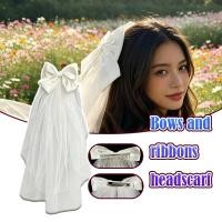 ราคา สินค้ามีคุณภาพ ผ้าคลุมผมเจ้าสาว veil ยาว 70CM เวลเจ้าสาวประดับโบว์ สำหรับงานแต่งงาน ถ่ายพรีเวดดิ้ง (40331230653)