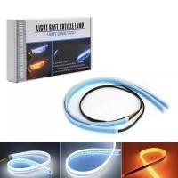 ราคา ลดราคาพิเศษ2เส้น ไฟเดย์ไลท์ พร้อมไฟเลี้ยว แบบวิ่ง30 45 60ซม Ultrafine รถยนต์ DRL LED กลางวันไฟตัดหมอก ไฟตัดหมอก (41324908665)