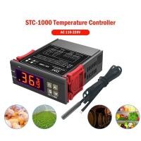 ราคา STC 1000 AC 110 220V เครื่องควบคุมอุณหภูมิ เครื่องวัดอุณหภูมิ ตัวควบคุมอุณหภูมิ ต่ำ สูงหน้าจอดิจิตอลวัดอุณหภูมิ ควบคุมอุ (28554755110)