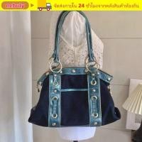 ราคา กระเป๋าถือ NEBULY ดีไซน์ตอกหมุดความจุขนาดใหญ่กระเป๋าสะพายไหล่ Patchwork สไตล์วินเทจ Y2K รถจักรยานยนต์ Tote กระเป๋าผู้หญิงชุดลําลอง (57610884859)