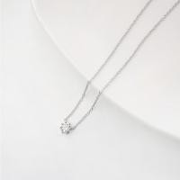 ราคา Ar Kang Collection AKN602 สร้อยคอเงินแท้ White CZ เงินแท้92 5 (18559212691)