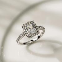 ราคา Ar Kang Collection Timeless Rediance AKR956 แหวนเงินแท้ 92 5 แหวนเพชร Cz แหวนแต่งงาน (54255156686)