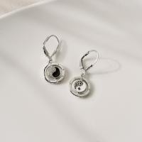 ราคา Ar Kang Collection AKE3194 3195 AKN1291 1292 ต่างหู สร้อยคอเงินแท้ 925 รูปหยิน หยาง ความหมายดี Black Cz White CZ (41864502998)