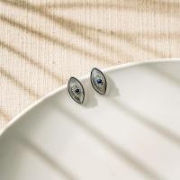 ราคา Ar Kang Collection AKE2955 2956 ต่างหูเงินแท้ Evil Eye Lapis White CZ AAAAA เงินแท้92 5 (41100682026)