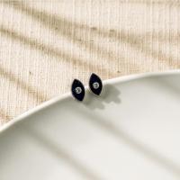 ราคา Ar Kang Collection AKE2959 AKE2960 ต่างหูเงินแท้ Evil Eye Black Agate White CZ AAAAA เงินแท้92 5 (43400919956)