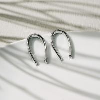 ราคา Ar Kang Collection AKE3237 3238 ต่างหูเงินแท้ 92 5 รูปทรงเกือกม้า Horseshoe นำโชคดี Old Money Style (28541144426)