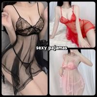 ราคา sexy pajamas ชุดเดรสลูกไม้ซีทรู ชุดนอนลูกไม้เซ็กซี่ บางและเบา ราคาที่ถูกที่สุด หลายสี จัดส่งจากประเทศไทย (27008141054)