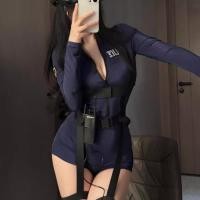 ราคา sexypajamas ชุดคอสเพลย์ เจ้าหน้าที่ตำรวจ ชุดยั่วเย็ด ใส่สบาย ชุดนอนไม่ได้นอน พร้อมส่งจากไทย (29119271864)