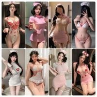 ราคา sexy pajamas ชุดคอสเพลย์เซ็กซี่ ชุดอ่อยแฟน โชว์หน้าอก ชุดเซ็กซี่ เปิดหลัง ชุดพยาบาล ราคาถูก มีให้เลือกครบทุกสไตล์ (42279660140)