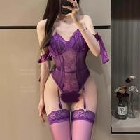 ราคา sexypajamas ชุดนอนไม่ได้นอนเซ็กซี่ ชุดนอนซีทรู ชุดบอดี้สูทเซ็กซี่ cosplay ซีทรู ส่งไวจากไทย (24939527156)