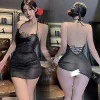 ราคา sexy pajamas เดรสเซ็กซี่ ชุดเดรสลูกไม้ ชุดนอนซีทรู ผ้าใส่สบาย เปลือยหลัง คุณภาพสูง ราคาถูก ส่งไวจากไทย (50601308256)