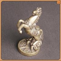 ราคา ทองเหลืองหัตถกรรมม้าหุ่น Fine Workmanship Golden Desktop Decor สัตว์ประดับ huyisheng (52708990310)