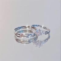 ราคา Concentric Knot แหวนคู่ High End Design ประณีต All Match แหวนคู่คู่สไตล์ของขวัญสําหรับแฟนแหวนดูดี (46509625706)