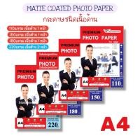ราคา ADVANCED กระดาษA4 ชนิดเนื้อด้าน PHOTO PAPER ผิวด้าน MATTE COAT PHOTO PAPER A4 สำหรับ อิงค์เจ็ท กระดาษโฟโต้ เนื้อด้าน (7320292534)