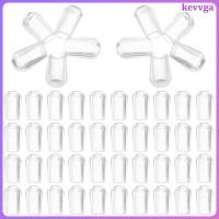 ราคา 50 ชิ้นไม้แขวนเสื้อหลอด Cap Rack Tip ยางหมวก 1 35X0 80X0 62 ซม โปร่งใส PVC kevvga (51359467378)