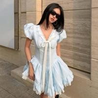 ราคา Baabeeboo Amelia Dress เดรสน่ารัก เดรสเที่ยวดิสนีย์ เดรสสีฟ้า ชุดเวียดนามพร้อมส่งจากไทย (50659522665)