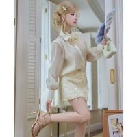 ราคา Noemie ชุดเซ็ททำงานเลขาคิม เสื้อและกระโปรง ชุดเวียดนามพร้อมส่งจากไทย (54109988639)