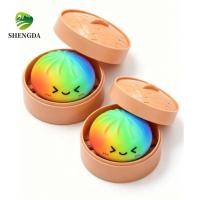 ราคา SHENGDA Dumpling Squishy ของเล่น สีรุ้งช้า Rebound Squishy Dumpling ชายหญิงน่ารักหยิกนุ่มช้า Rising Sensory Fidget Ball ของขวัญเด็ก (56561459714)