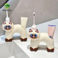 ราคา เซิงต้า ที่วางแปรงสีฟันแมว ชั้นวางแปรงสีฟันยาสีฟันเซรามิก 2 ช่อง ชั้นเก็บแปรงสีฟันกันน้ําลายการ์ตูนสร้างสรรค์อเนกประสงค์อุปกรณ์ห้องน้ํา (52811532030)