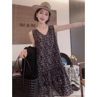 ราคา สวมใส่น่ารักเล็กๆน้อยๆ เสื้อกั๊กกระโปรงฝรั่งเศสย้อนยุคกลางความยาวคอวีดอกไม้กระโปรงแฟชั่นทุกการแข่งขัน ผอมลง ดูชุด ที (50311368436)