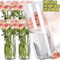 ราคา รังหวาน แจกันอะคริลิคทรงกระบอกใส แจกันพลาสติกกันแตกขนาดใหญ่ สําหรับดอกไม้ก้านยาวพืชเทียมแสดง (54007359769)