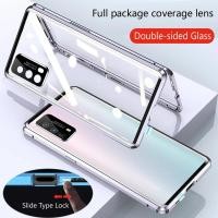 ราคา 360 โลหะแม่เหล็กคลุมทั้งหมดสําหรับ VIVO X60 X70 pro plus เคสป้องกันโทรศัพท์ปลอกกระจกนิรภัยสองด้าน (43561481907)