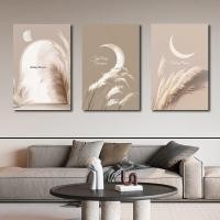 ราคา ชุดภาพวาด 3 ชิ้น สไตล์หรูหรา ลายดอกไม้และธรรมชาติ โทนสีอบอุ่น พร้อมกรอบ ตกแต่งห้องนั่งเล่น ห้องนอน ของตกแต่งบ้านสวยๆ (56261911497)