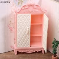 ราคา ONU 1 12 Dollhouse Miniature สีชมพูตู้เสื้อผ้า Loer เฟอร์นิเจอร์ตกแต่งของเล่นตุ๊กตา House อุปกรณ์เสริม FEI (51660568806)