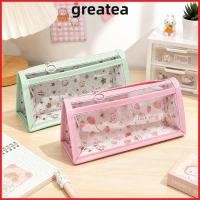 ราคา ยอดเยี่ยม กระเป๋าใส่ปากกา พร้อมเสน่ห์ดินสอสองชั้น น่ารัก ใสแมวพิมพ์กระเป๋าเครื่องเขียนอุปกรณ์การเรียน (54861951271)