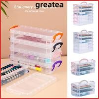 ราคา ยอดเยี่ยม กล่องเก็บปากกา สีสีน้ําพู่กันกล่อง แบบพกพาที่ถอดออกได้ 3 6 ชั้นกล่องเก็บเครื่องเขียนมัลติฟังก์ชั่นนามบัตร (51856330504)