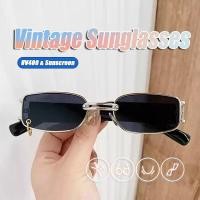 ราคา Retro Vintage UV400 Shades แว่นตากันแดดแฟชั่นแบรนด์หรู Vintage Hip Hop Punk แบรนด์หรูแว่นตาผู้หญิงผู้ชาย Unisex (27180245327)