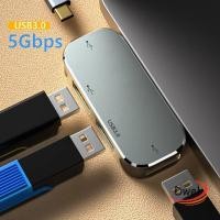 ราคา DWEL Type C Hub Hot Swappable AUX Port Type C Expansion Dock 5 in 1 USB 3 1 พอร์ต USB 2 0 พอร์ต PD 100W USB C Docking Station แล็ปท็อป (48811982322)