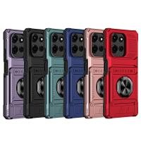 ราคา สําหรับ Motorola Moto G Play 2026 เคสสําหรับงานหนักกันกระแทกพร้อมแม่เหล็ก 360 ขาตั้งโลหะหมุนได้และช่องเสียบการ์ดคู่ที่ซ่อนอยู่ (47311372946)