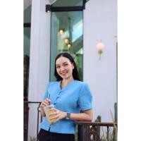 ราคา เสื้อพื้นเมืองผ้าฝ้ายเยื่อไผ่ ทรงคอวีแขนตุ๊กตา งานกระดุมหน้าอัดผ้ากาวทั้งตัว นุ่มใส่สบาย (22947796371)