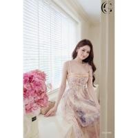 ราคา เดรสลายดอกไม้ดีไซน์แฟชั่น (54009379467)
