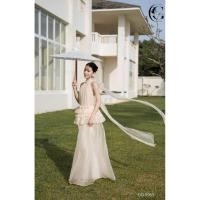 ราคา ชุดเดรสสไตล์แฟชั่นฝรั่งเศส แขนกุด (41680719698)