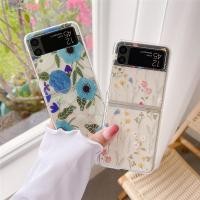ราคา เคสโทรศัพท์มือถือแบบใส กันกระแทก ลายการ์ตูนดอกไม้น่ารัก สําหรับ Samsung Galaxy Z Flip 4 Z Flip 3 5G Z Flip 4 Zflip3 Z Flip4 Z Flip 3 (22462102190)