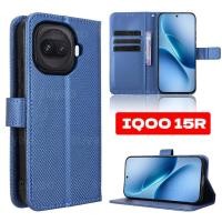 ราคา สําหรับ Vivo IQOO 15R 2026 เคสโทรศัพท์หรูหราพลิกหนังรูปแบบเพชรผิวปลอก IQOO15R VivoIQOO15R PU กระเป๋าสตางค์ช่องใส่การ์ดปกหลัง (57060964352)