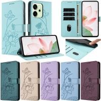 ราคา Retro สําหรับ Oppo A5 Pro 5G A5 Realme 14T Reno14F Realme C71 Realme 15 Pro Realme 14 Pro Realme P3 Pro 5G ดอกไม้รูปแบบกระเป๋าสตางค์นุ่ม PU หนังฝาครอบกรณี (55261418747)