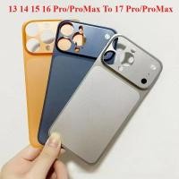 ราคา สําหรับ iPhone 13 14 15 16 Pro Max อัพเกรดที่สองกับ iPhone 17 Pro Max สติ๊กเกอร์หลังปลอมและฝาหลังสําหรับ iPhone 16 15 14 13 Pro Max (51061057671)