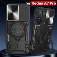 ราคา RedmiA7 Pro 2026ปลอกสําหรับXiaomi Redmi A7 Pro A7Pro RedmiA7Pro 4G 5Gโลหะผู้ถือแหวนแม่เหล็กกันกระแทกฮาร์ดเคสโทรศัพท์Pushเลนส์กล้องป้องกันปกหลังปลอก (45161018562)