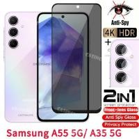 ราคา Samsung A55 5G 2024กระจกนิรภัยส่วนตัว Anti Spy เต็มรูปแบบป้องกันหน้าจอ Anti Peek ความเป็นส่วนตัวฟิล์มสำหรับ Samsung Galaxy A35 A55 A 55 35 A15 A35 5G Anti Peek ความเป็นส่วนตัวฟิล์ม (29713773632)
