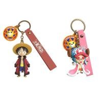 ราคา ของแท้ One Piece Luffy Chopper อะนิเมะ Merchandise กระเป๋านักเรียนเครื่องประดับ One Piece น่ารักรถพวงกุญแจรุ่น (43330770118)